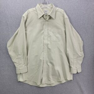 LL Bean Wrinkle Resistant Button Up Shirt Adult Size 17-33 Long Sleeve Mens
